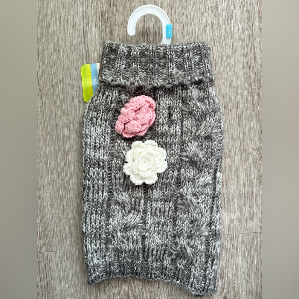 Size Small Girl Puppy Sweater NWT